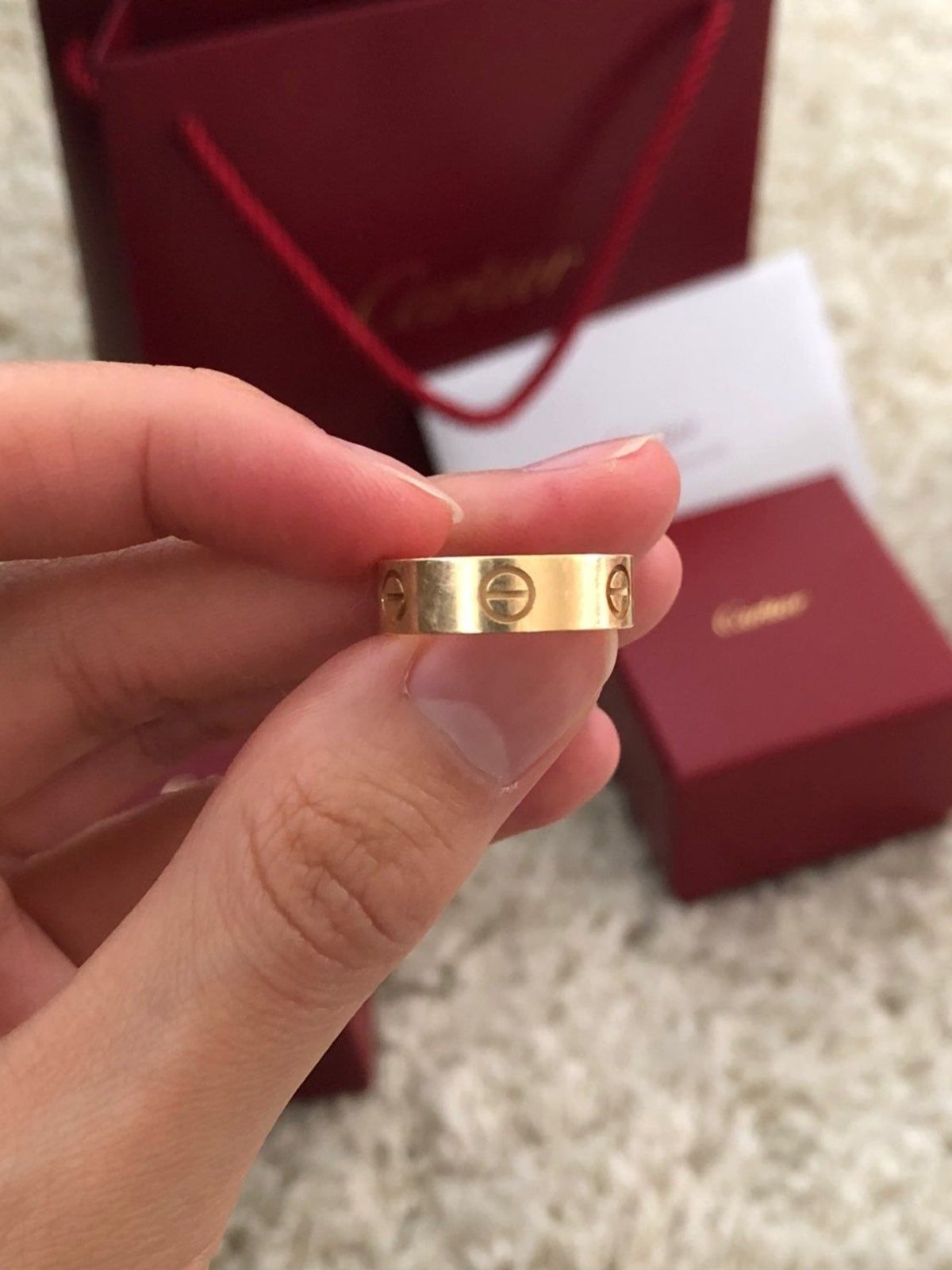 ANILLO CARTIER LOVE 2.8GR T7